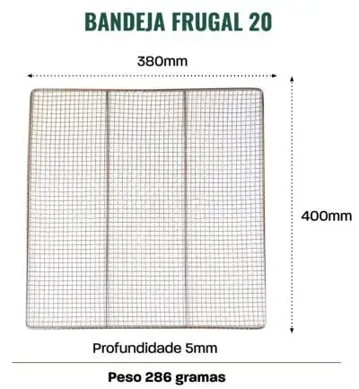 Acessório Desidratador Frugal 20 - Bandeja De Inox - Image 2